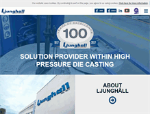 Tablet Screenshot of ljunghall.com
